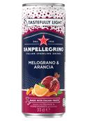 San Pellegrino Pomegranate &amp; Orange Can 24x330ML