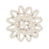 QHP Hairnet with Pearls and Rhinestones