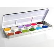 Superstar Aqua Face and Bodypaint palette 12 colours FAIRY TALES &amp; ANIMALS | Dublin Body Paint image