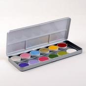 Superstar Aqua Face and Bodypaint palette 12 colours BOTANICAL | Dublin Body Paint