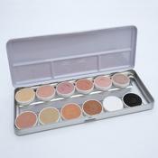 Superstar Aqua Face and Bodypaint palette 12 colours SKIN TONE | Dublin Body Paint image