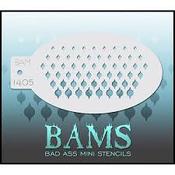 Bad Ass Stencils - BAM 1405 - Stencil Faded Geometric | Dublin Body Paint