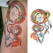Temporary Tattoo HB-627 Dragon and Dreamcatcher | Dublin Body Paint image