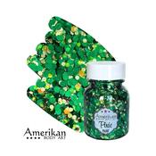 Amerikan Body Art Pixie Paint Glitter Gel - Absinthe (Green) | Dublin Body Paint