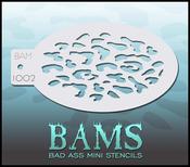 Bad Ass Stencils - BAM 1002 - Stencil Leopard / Cheetah print | Dublin Body Paint