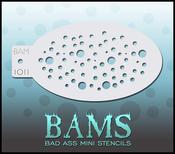 Bad Ass Stencils - BAM 1011 - Stencil Dots or Bubbles | Dublin Body Paint