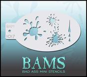 Bad Ass Stencils - BAM 1017 - Stencil Paint Splatter | Dublin Body Paint