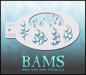 Bad Ass Stencils - BAM 1019 Flames Fire | Dublin Body Paint
