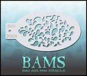 Bad Ass Stencils - BAM 2001 Teardrop Stencil | Dublin Body Paint