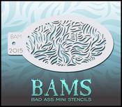 Bad Ass Stencils - BAM 2015 Leaves and Vines Stencil | Dublin Body Paint image