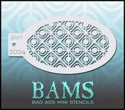 Bad Ass Stencils - BAM 2024 70s Funky Geometric Pattern | Dublin Body Paint image