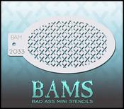 Bad Ass Stencils - BAM 2033 Cross Stitch Stencil | Dublin Body Paint image