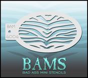 Bad Ass Stencils - BAM 4004 Zebra Stencil | Dublin Body Paint image