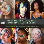 One Stroke Face &amp; Body Painting - Evening Class - Intermediate *Thurs 21st May* | Dublin Body Paint