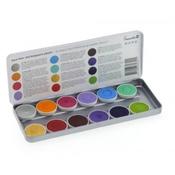 Superstar Aqua Face and Bodypaint palette 12 colours SYLLIE FACES by Syl Verberk | Dublin Body Paint image