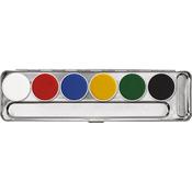 Kryolan Aquacolor Palette - A Primary Colours | Dublin Body Paint