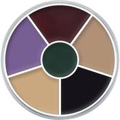 Kryolan Cream Color Circle Black Eye Bruise Wheel | Dublin Body Paint