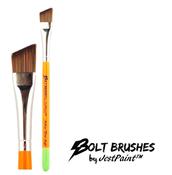 BOLT | Face Painting Brushes by Jest Paint - 1/2 Angle Brush (medium) FIRM | Dublin Body Paint