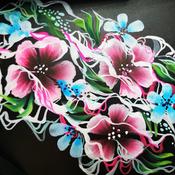 Practice Board A4 Black Blank | Dublin Body Paint