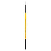 Kingart Premium White Nylon 7950 Gold Grip Series Round Artist Brush 3 | Dublin Body Paint
