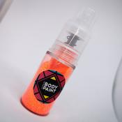 Dublin Body Paint Spray Glitter - Orange Neon UV | Dublin Body Paint