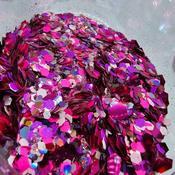 Loose Glitter - MIX1789 Doll House (Pink/Fuchsia Chunky Glitter Mix) | Dublin Body Paint image
