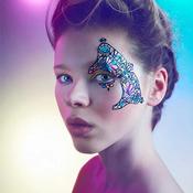 Face Lace - Stained Glasstra | Dublin Body Paint