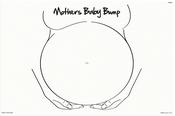 FAB Practice Board Mothers Baby Bump A2 | Dublin Body Paint
