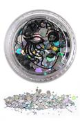 PXP Loose Glitter - Sparkling Silver Chunky Glitter Mix | Dublin Body Paint image