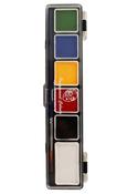 PXP Professional Colours Palette Primary Colours 5 x 3g &amp; 1 x 6g with Brush | Dublin Body Paint image