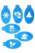 PXP Stencil - 6 Christmas Stencils Set | Dublin Body Paint