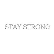 Sioou Temporary Tattoo Stay Strong (Pack of 5) | Dublin Body Paint image