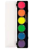 PXP - Neon Face Paint Palette 6 x 10g | Dublin Body Paint image