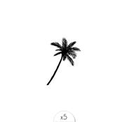 Sioou Temporary Tattoo Palm tree | Dublin Body Paint image