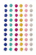 PXP Face &amp; Body Jewels - Decorative Rainbow Coloured Glitter Self Adhesive Dots(60) | Dublin Body Paint