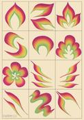 Donna's Face Painting One Stroke Practice Board (4 Sheets) | Dublin Body Paint
