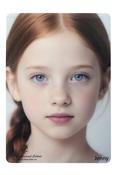 PXP - Face Painting Practice Board - Jenny Redhair Girl Front | Dublin Body Paint