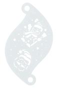 Superstar Stencil - Winter Friends ( Snowman + Santa) | Dublin Body Paint