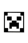 QuickTattoo Minecraft Creeper (Glitter Tattoo Stencil/Transfer) | Dublin Body Paint