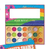 Rude Cosmetics - United Shades of Glitter - 21 Pressed Glitter Eyeshadow Palette | Dublin Body Paint image