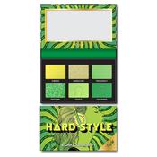 Rude Cosmetics - EDM Collection 6-Shade Eyeshadow Palette - Hard Style (Green) | Dublin Body Paint image