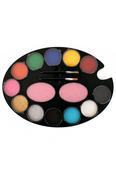 PXP Professional Colours Palette Regular Colours 12 x 4g + 2 Sponges + 2 Brushes | Dublin Body Paint