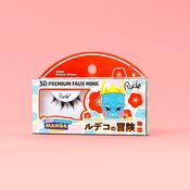 Rude Cosmetics Chibi Manga 3D Faux Mink Lashes - Whisker Whisper | Dublin Body Paint image
