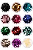 PXP - Biodegradable Chunky Glitter Set 2.5g x 12 | Dublin Body Paint
