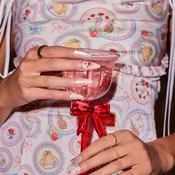 Never Have I Ever - Press on Nails - Floral Femme (Strawberries) | Dublin Body Paint image