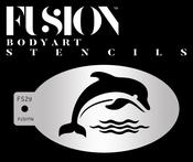 Fusion Body Stencils - FS29 Dolphin | Dublin Body Paint