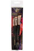 PXP Brush set short-haired angled Size 1/2" , 5/8" , 3/4 | Dublin Body Paint image