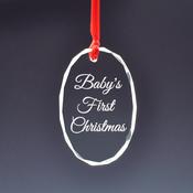 Oval Glass Baubles