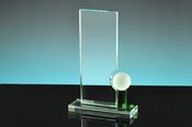 Green Rectangle with Golf Ball