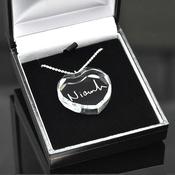 Glass Heart Necklace image